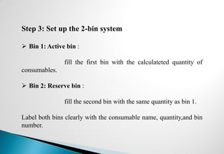 Implementation of two bin system in ppt presentation | PDF
