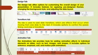 File Tab Ppt Comprehensive Guide to Microsoft PowerPoint Features and Usage | PPTX