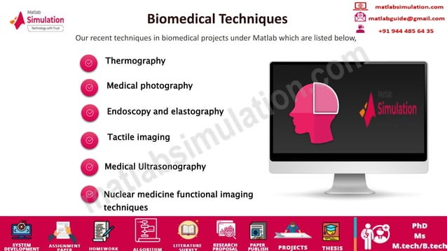 Biomedical Projects Using MATLAB Tutorials | PPTX | Medical Tests ...