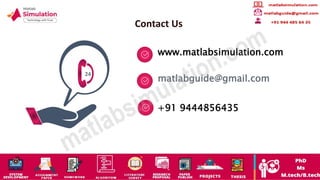 Contact Us
24
www.matlabsimulation.com
+91 9444856435
matlabguide@gmail.com