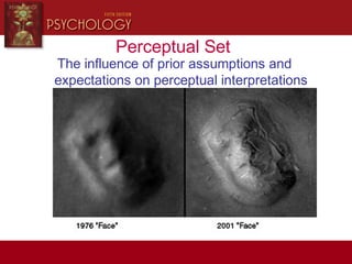 Perceptual Set
The influence of prior assumptions and
expectations on perceptual interpretations
 