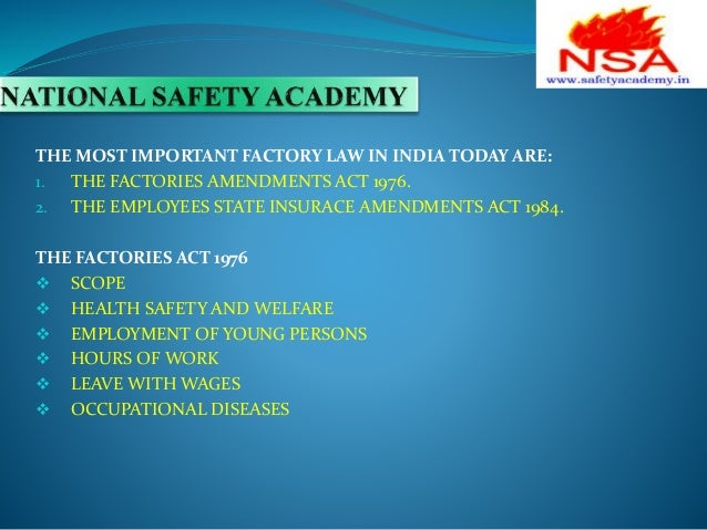 Diploma Occupational health and safety UNIT - 2