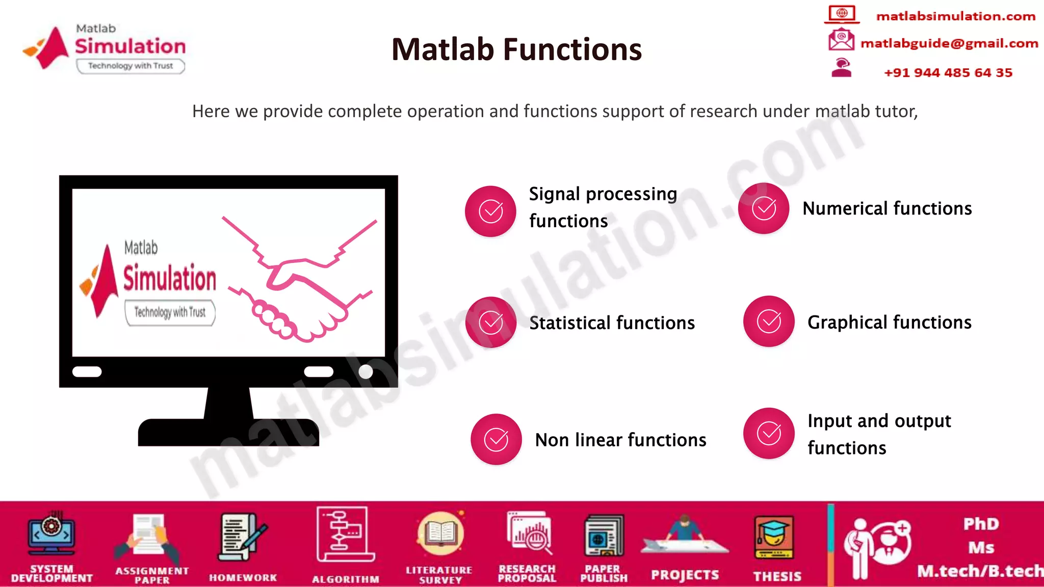MATLAB Research Thesis Tutor | PPT