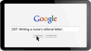 OET: Writing a nurse’s referral letter