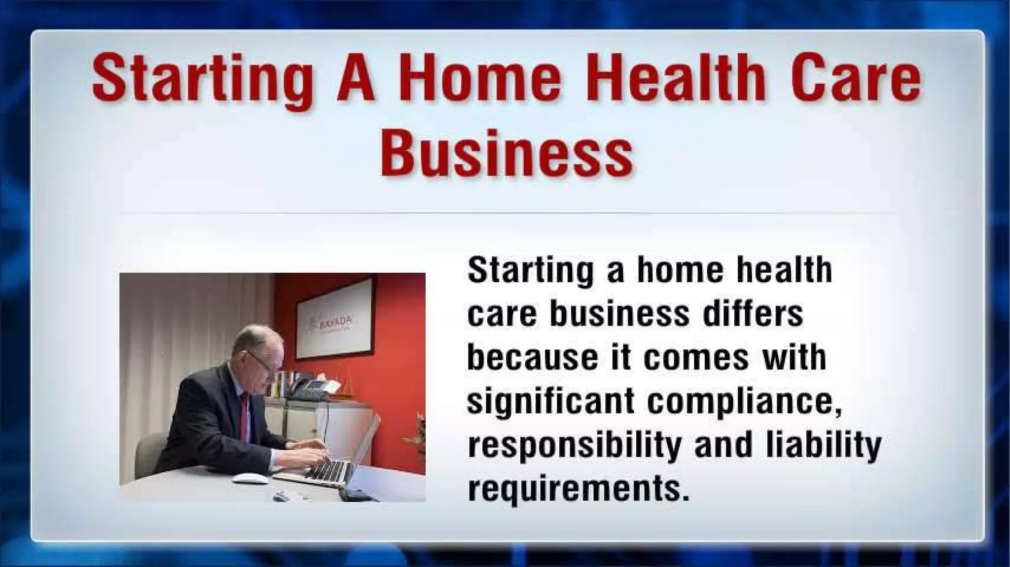 Starting A Home Health Care Business