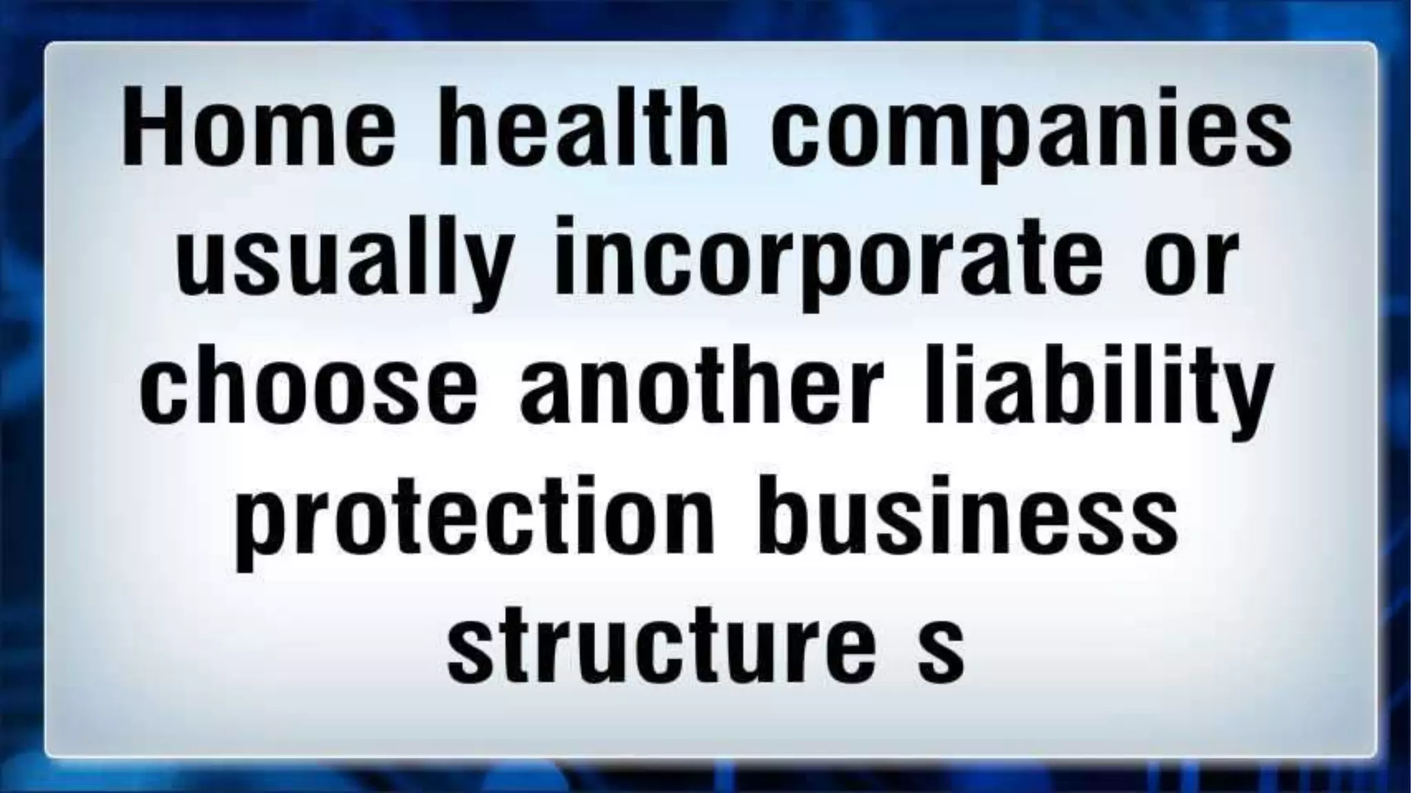 Starting A Home Health Care Business