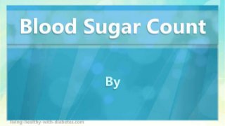 Blood Sugar Count