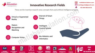 Artificial Intelligence Projects Research Topics | PPT