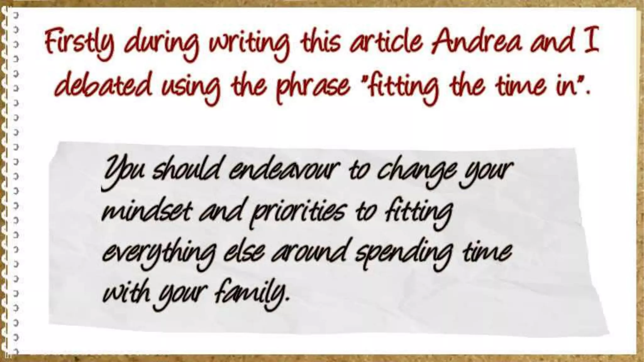 4 Tips On How To Find More Family Time