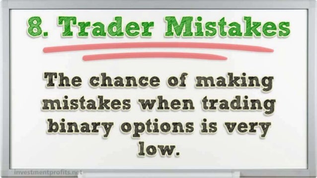 Binary options trading mistakes