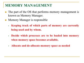 Functions of Operating Systems | PPT