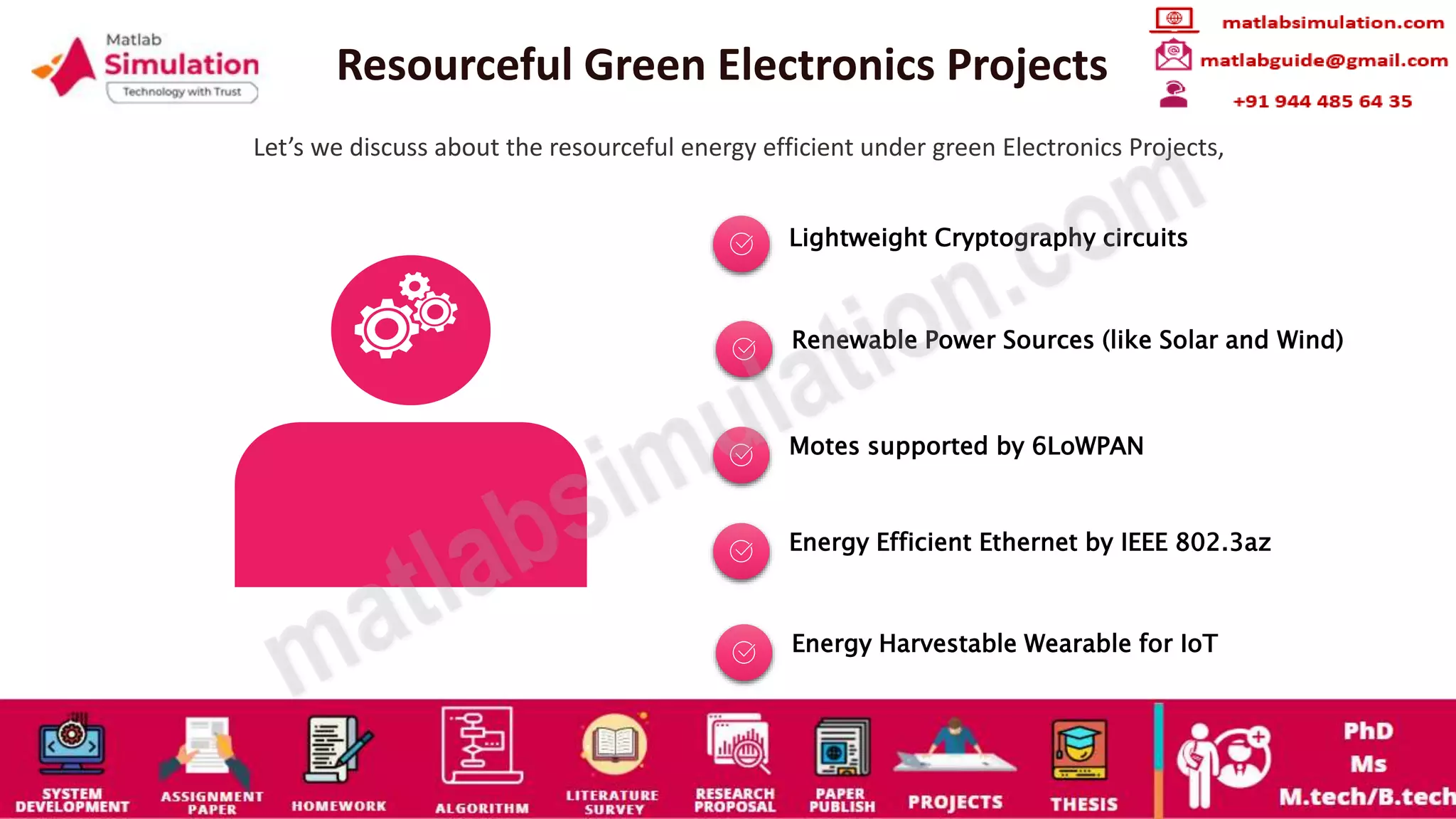 Resourceful Green Electronics Projects
Lightweight Cryptography circuits
Renewable Power Sources (like Solar and Wind)
Motes supported by 6LoWPAN
Energy Efficient Ethernet by IEEE 802.3az
Energy Harvestable Wearable for IoT
Let’s we discuss about the resourceful energy efficient under green Electronics Projects,