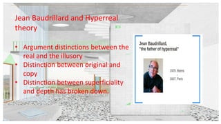 Presentation - 8. Cultural studies, Postmodernism explain with example ...