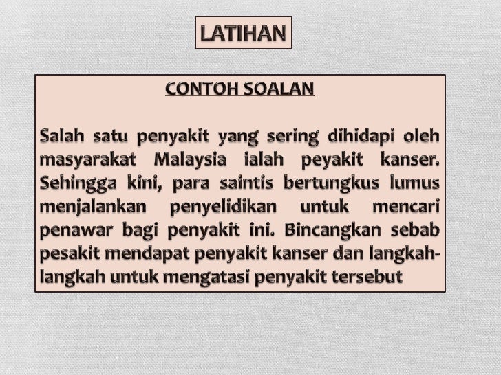 Teknik Pentafsiran Soalan Esei Pengajian Am (KFS Takso 