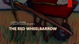 A CRITICAL READING
OF WILLIAM CARLOS WILLIAMS’S
 