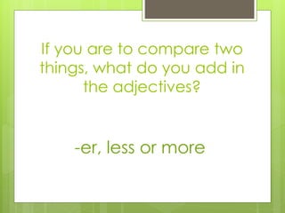 Ppt adjectives | PPTX