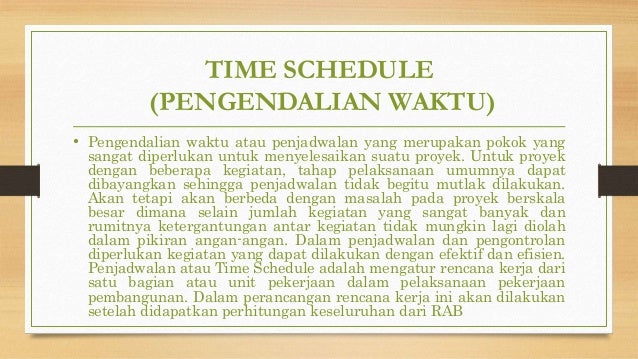 Tugas Administrasi Kontrak dan Anggaran Borongan