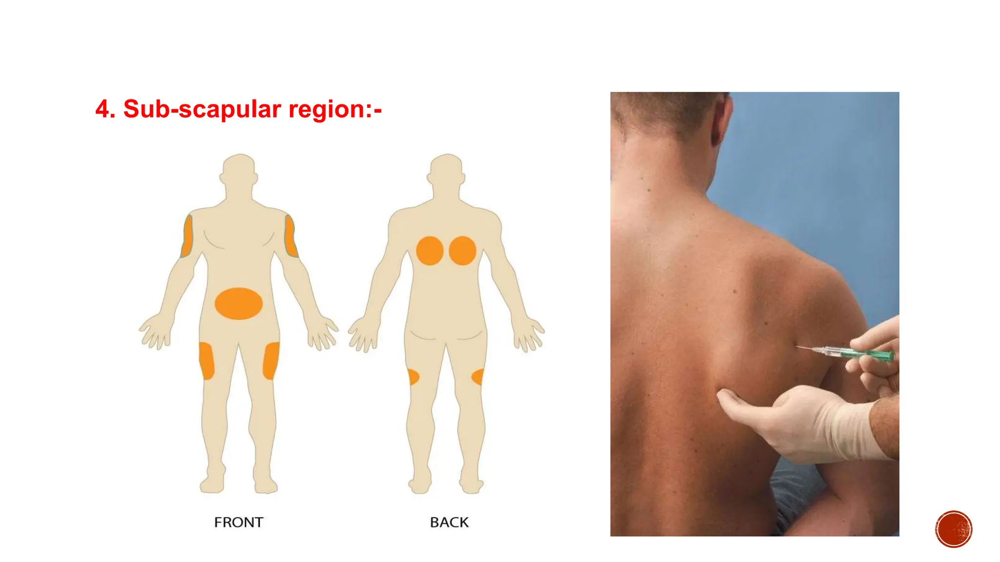 4. Sub-scapular region:-
 