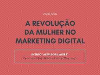 [Versão 2] A Revolução das Mulheres no Marketing Digital - Semana da Comunicação (UEMG Divinópolis)