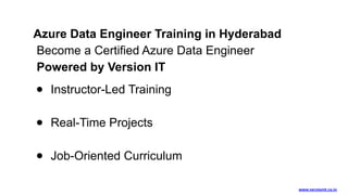 PPT - Azure Data Engineer Training In Hyderabad.pptx