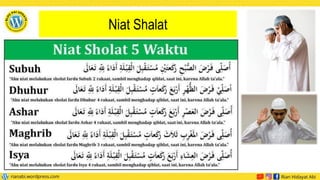 Niat Shalat
 