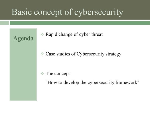 Basic concept cybersecurity