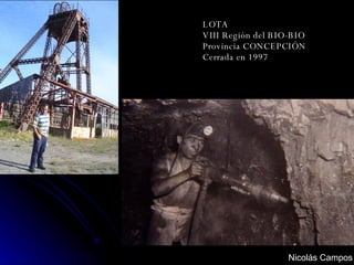 LOTA VIII Región del BIO-BIO Provincia CONCEPCIÓN  Cerrada en 1997 Nicolás Campos 