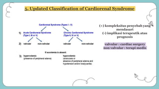 Ronco Classification PPT-CARDIORENAL SYNDROME_ AN UPDATED CLASSIFICATION BASED ON CLINICAL ...