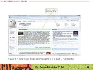 21Web Design Principles, 5th
Ed.
 