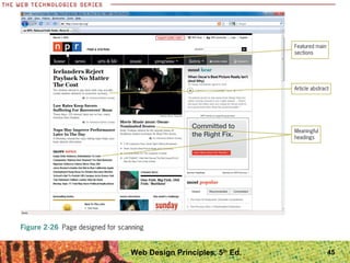45Web Design Principles, 5th
Ed.
 