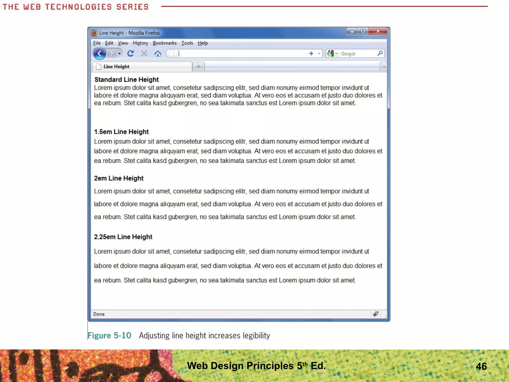 46Web Design Principles 5th
Ed.
 