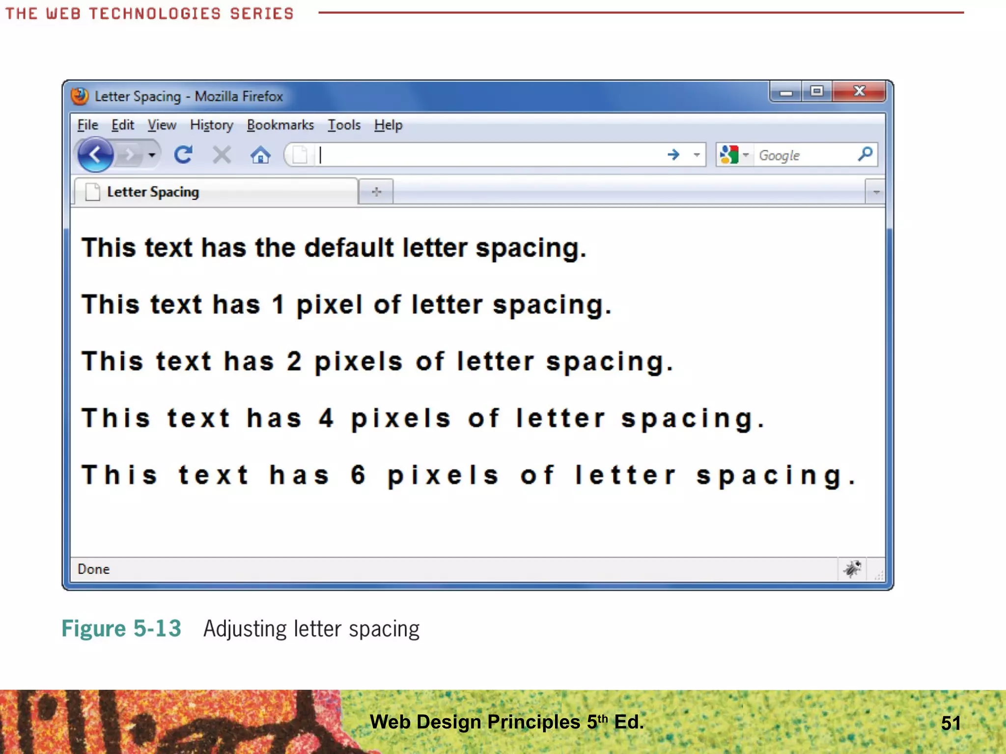 51Web Design Principles 5th
Ed.
 