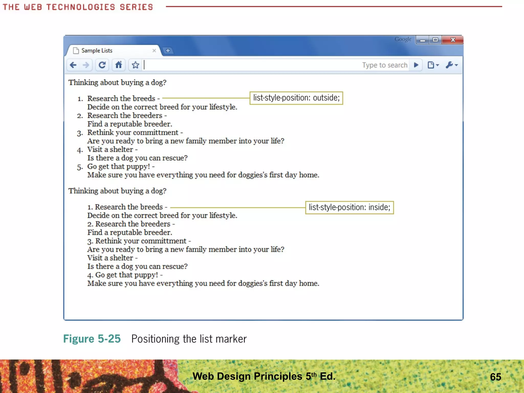 65Web Design Principles 5th
Ed.
 