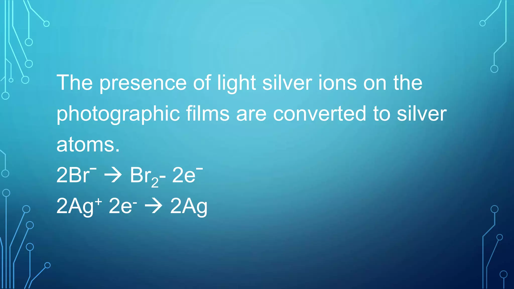 Chemistry behind photographic film | PPTX