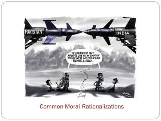 Common Moral Rationalizations 