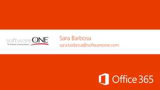Sara Barbosa 
sara.barbosa@softwareone.com 
 