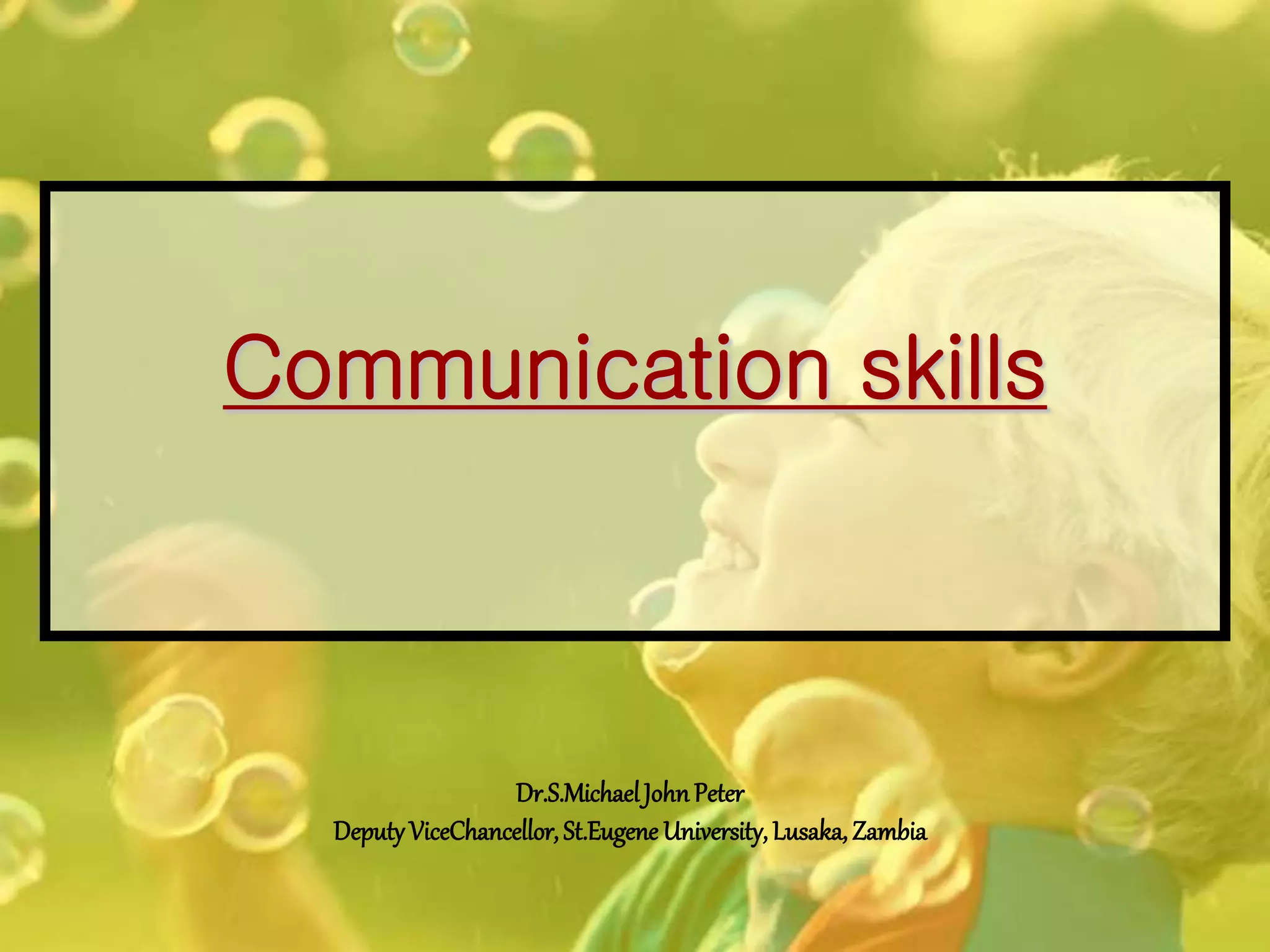 Ppt communication skills | PPT
