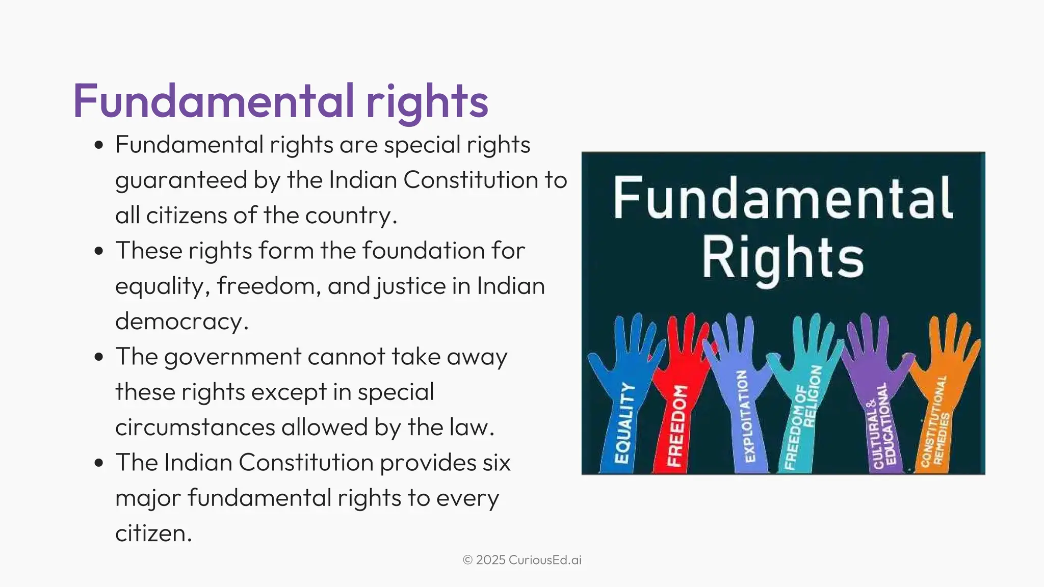 Connect Constitution to Us | Fundamental Rights & Duties | PDF