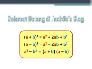 Aljabar | PPT