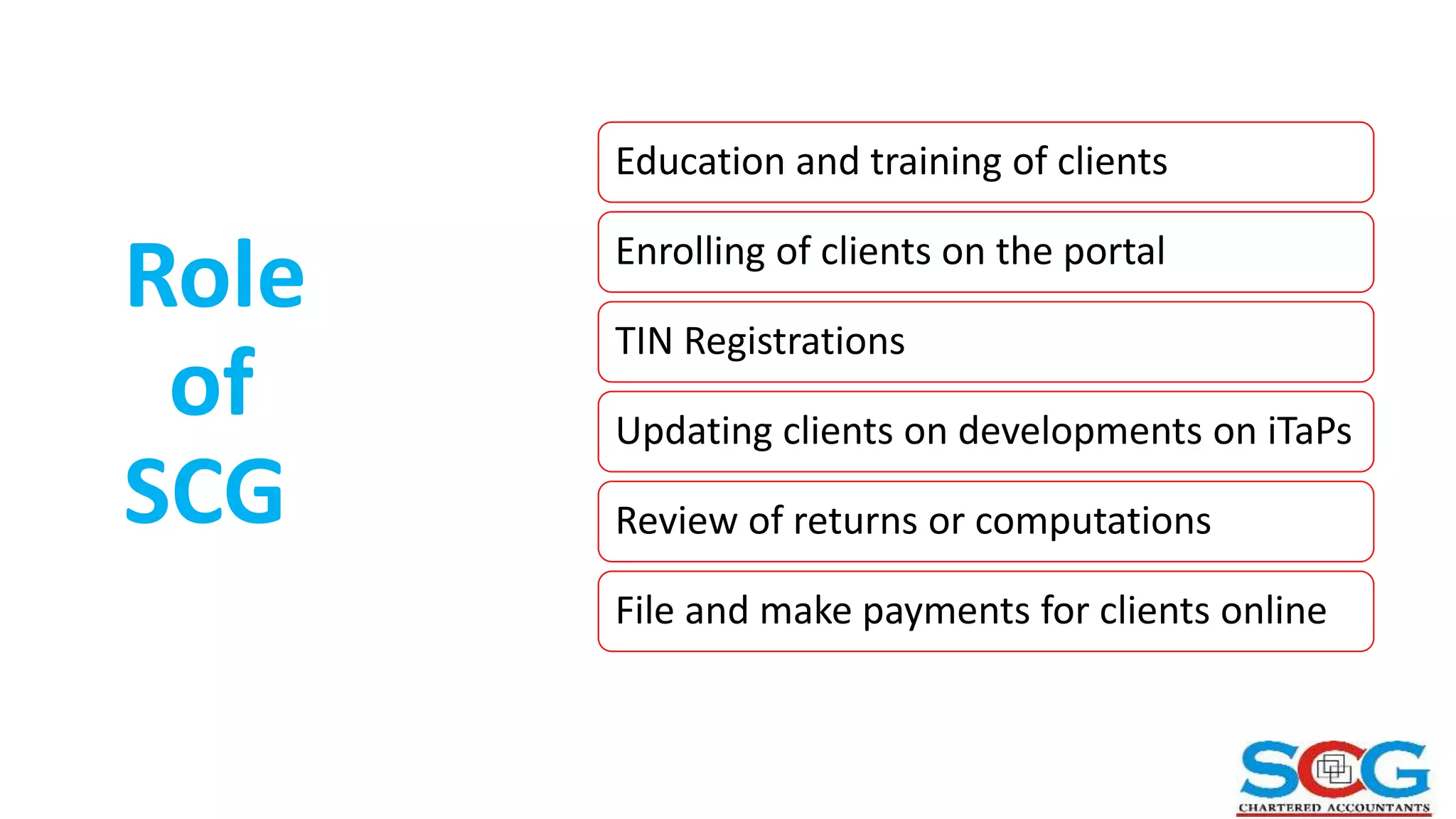 SCGChartered Accountant Accounting firms in Ghana PPT