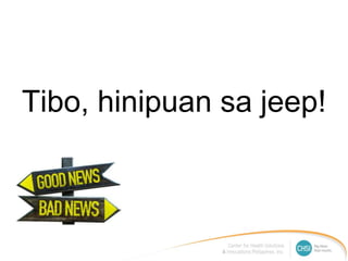 Tibo, hinipuan sa jeep!
 