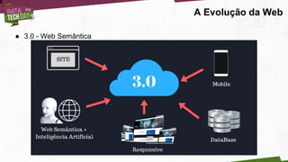 ● 3.0 - Web Semântica
A Evolução da Web
 