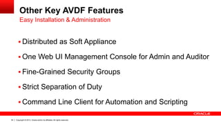 Ppt dbsec-oow2013-avdf | PPSX