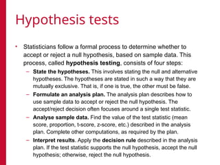 PPT - Difference Testing.pptx, (Epidemiology and Statistics for Public ...