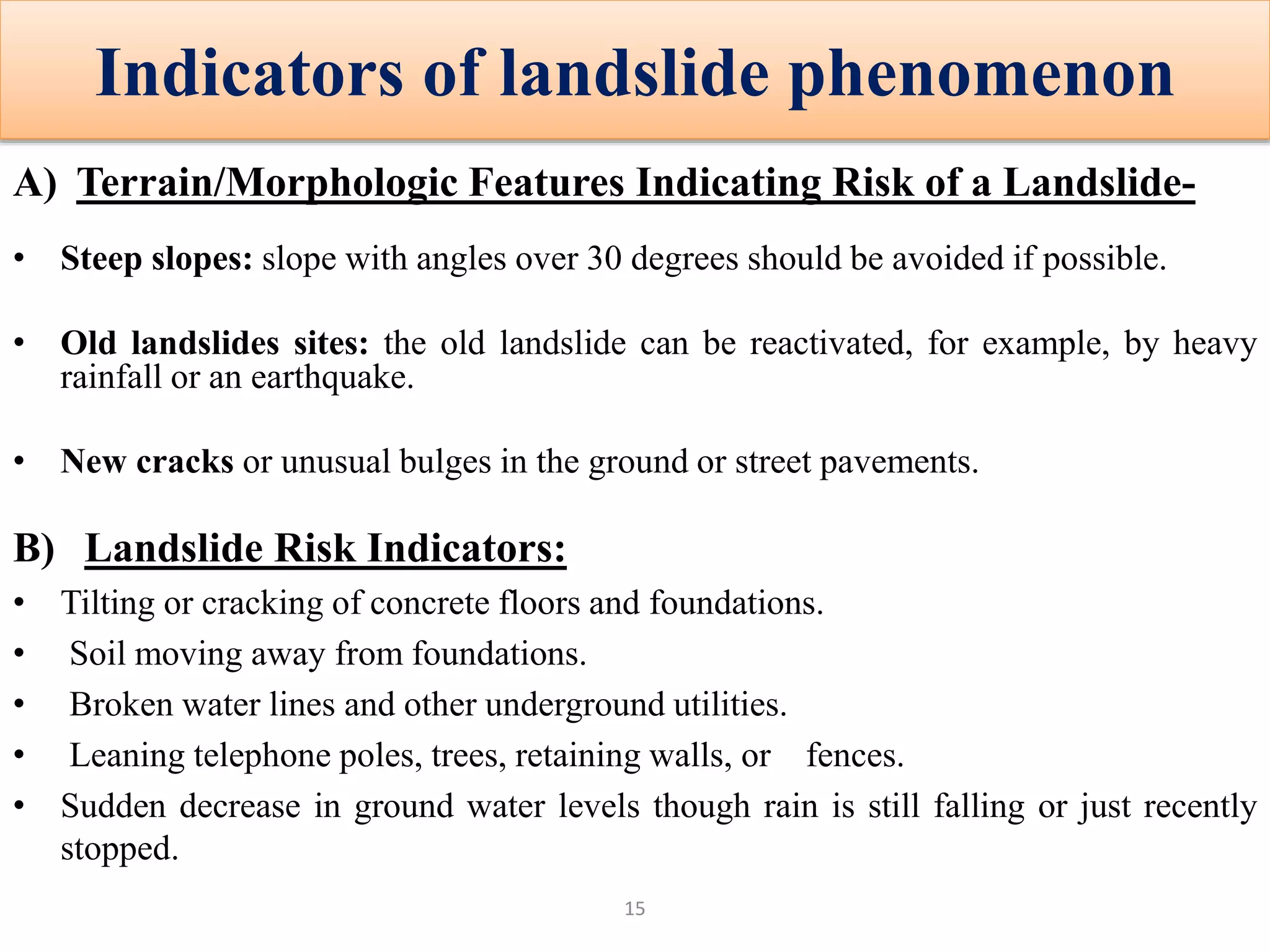 Landslide | PPT
