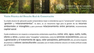 PPT sobre DRC Centro de Derecho de Conservación PPT
