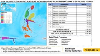 RTRW PROVINSI MALUKU UTARA KONSTELASI WILAYAH DELINEASI WILAYAH PERENCANAAN RTRW PROVINSI MALUKU
UTARA
 