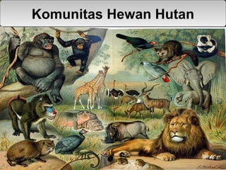 Komunitas Hewan HutanKomunitas Hewan Hutan
 