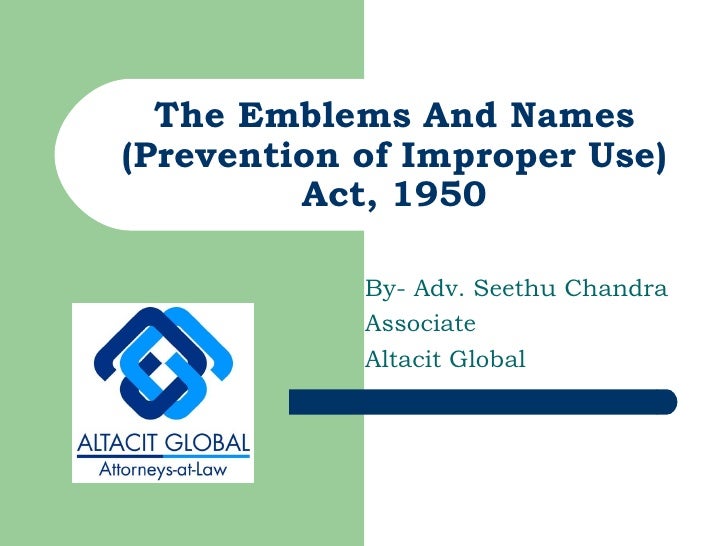 Ppt emblems and names