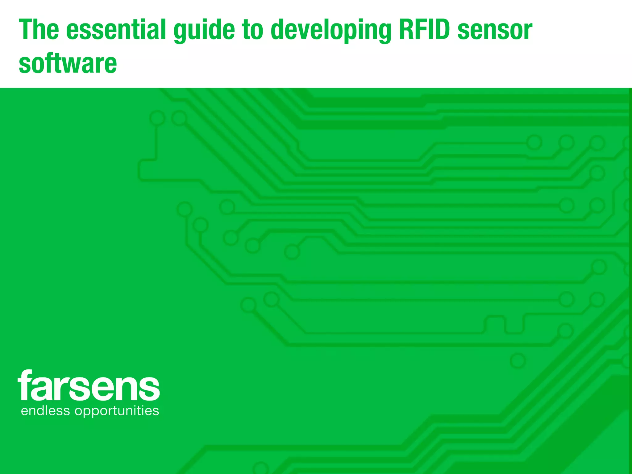 Developing software for RFID sensor systems | PDF